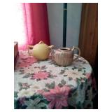 2 CERAMIC TEA POTS