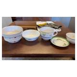 SET OF 8 AND 2,CORELLE BOWLSAND MISC AND