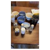 SOUP BOWLS, CANNISTER,  AND OTHER ITEMS