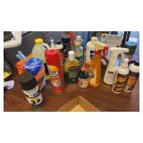 HOUSEHOLD CLEANERS AND GARAGE ITEMS