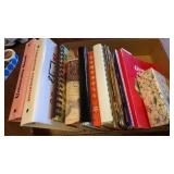BOX OF COOKBOOKS
