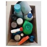BOX  OF CLEANING PRODUCTS