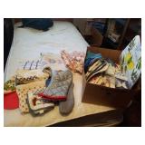 KITCHEN TOWELS, HOT PADS, RUG, PLACE MATS,