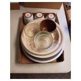 VARIOUS PIE PLATES AND BAKING CUPS