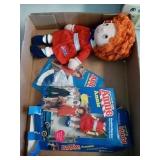 PLUSH ANNIE DOLL, SMALL ANNIE DOLL BOXED AND ONE