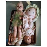 BOX OF DOLLS