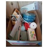 BOX OF MISC SEWING ITEMS