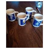 BOX OF CUPS GLASSES AND BOWLS