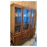 CHINA HUTCH IN GOOD SHAPE FROM THE 60