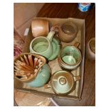 BOX OF GREEN STONE WEAR