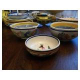 QUIMPER POTTERY FROM FRANCE BOWLS