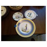 3 QUIMPER POTTERY PLATES FROM FRANCE