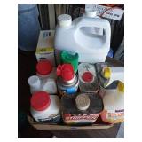 GARAGE ITEMS, CLEANERS, STRIPPER, BUG SPRAY ETC
