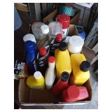 GARAGE ITEMS, OIL, SPRAY PAINT, FUEL INJECTION