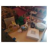 EASTER DECORATIONS,  SOME ARE AVON, CERAMIC