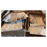 2 BOXES NEWS PAPER CLIPPINGS FROM THE 1980