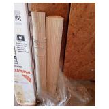 TWO PLASTIC SHADE BLINDS
EACH ARE 29 INCHES LONG