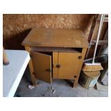 PRIMITIVE ANTIQUE CUPBOARD,  28" X 19" X 30"