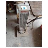 VERY OLD ELECTRIC SPACE HEATER AND YIN OF BIRD