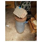 BIRD HOUSE AND A CANISTER
