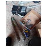 RADIO AND BIKE LOCK AND MISC JTEMS