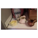 VINTAGE WALL PLANTERS & CREAMERS