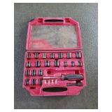 SOCKET SET BY TOOL SHOP IN A CASE