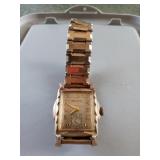 VINTAGE GOLD TONE BULOVA WATCH