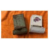 2 VINTAGE MATCH  HOLDERS