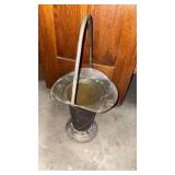 BRASS VINTAGE FLOWER HOLDER POT