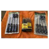 PITTSBURGH SCREWDRIVER SETS AND INTERCHANGEABLE