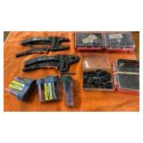 LOCKING PLIERS, DRILL BITS, WASHERS