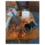 DRYER VENT, TORCH, CAST IRON ANTIQUE PRIMITIVE