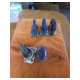 2 SETS OF CASTOR WHEELS