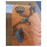 ANTIQUE LAMP BRACKETS
