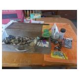 VARIETY OF CLAMP CONNECTORS,  STAPLES,