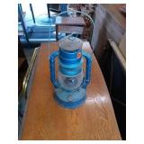 VINTAGE LANTERN WITH GLASS GLOBE