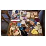 MANY HAND MADE VINTAGE DOLLS  CLOTHES AND