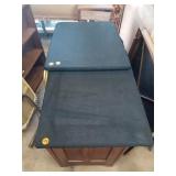 TWO BLACK FELT JEWELRY DISPLAY FOAM BOARDS