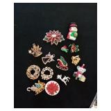 HOLIDAY BROOCHES AND PINS