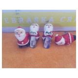 4 SANTA CLIPS ONS