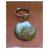 LADIES ELGIN WATCH AND SHELL PENDANT