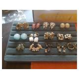 13 SETS OF CLASP EARRINGS