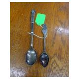 2 SILVER PLATED SPOONS