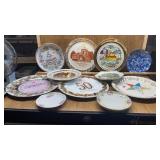 DECORATIVE AND COLLECTIBLE PLATES, SAUCERS