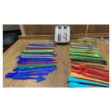 VINTAGE SWIZEL STICKS FROM VEGAS, BPOE FAIRBURY,