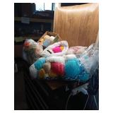 SEVERAL BAGS OF YARN
