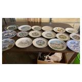 17 COLLECTIBLE PLATES OF PLACES