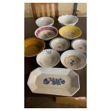 VINTAGE BOWLS AND PFALTZGRAFF PLATTER
