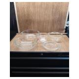 5 PIECE PYREX GLASS WARE
